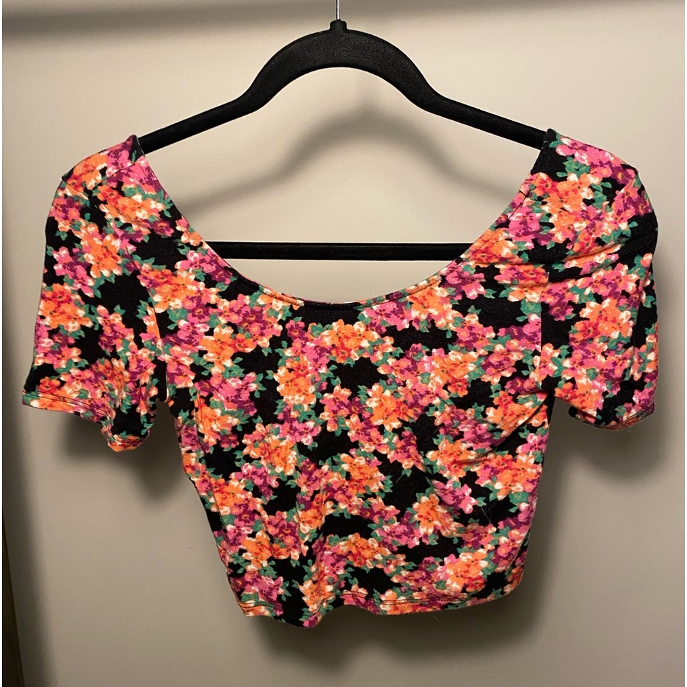 Flower Crop top